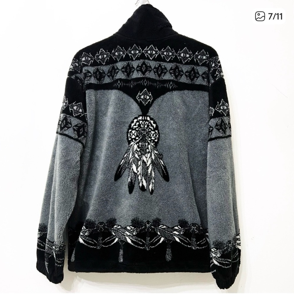 Gray and Black Dreamcatcher Jacket